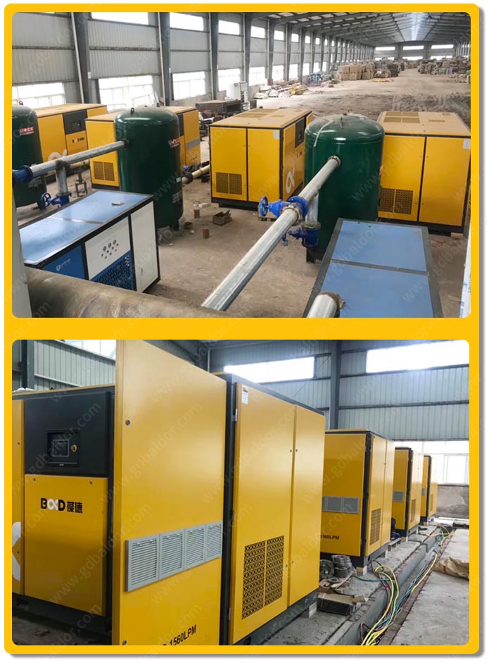 德泰玻璃：葆德BD-1560LPM永磁低空壓機案例