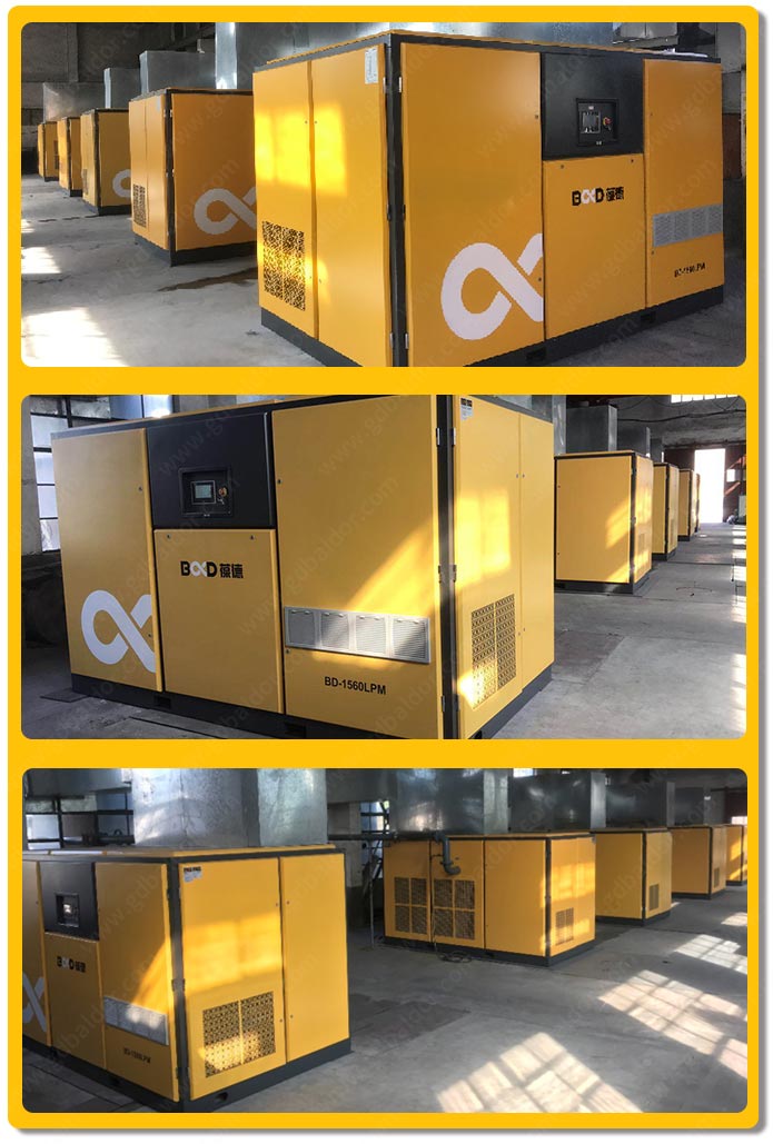 盛達玻璃：5組葆德BD-1560LPM永磁低壓機