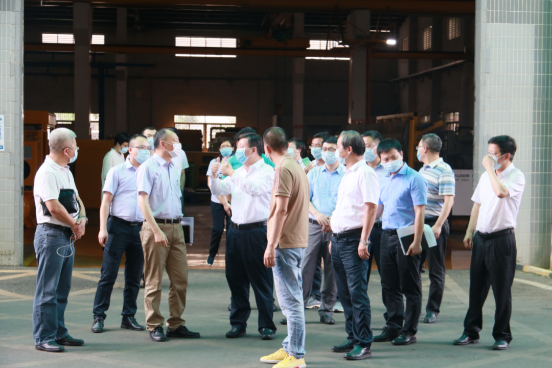 佛山市市長朱偉一行蒞臨葆德科技調研、指導！