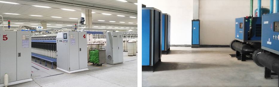 葆德空壓機在紡織行業的應用