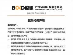 葆德空壓機 配件打假聲明！