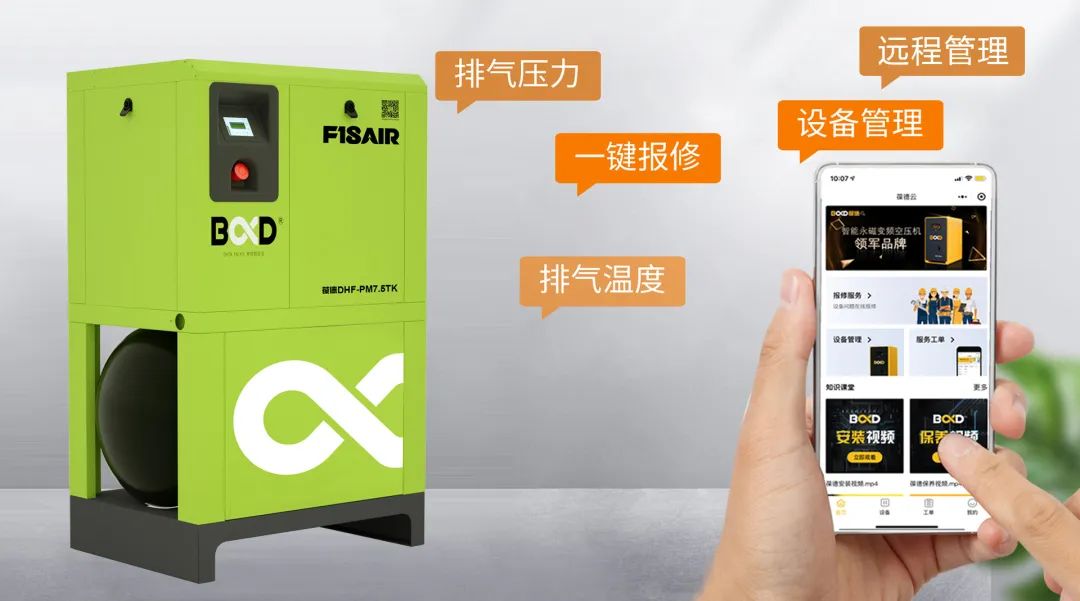 葆德發(fā)布7.5kW撬裝空壓機——高性價比、高節(jié)能率、高可靠性！
